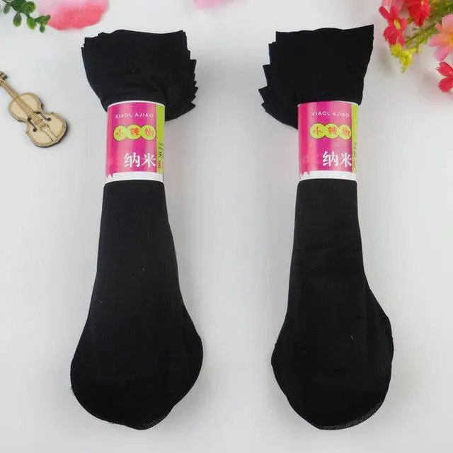 20 Pcs Per Lot Women's Summer Elastic Nylon Crystal Short Socks