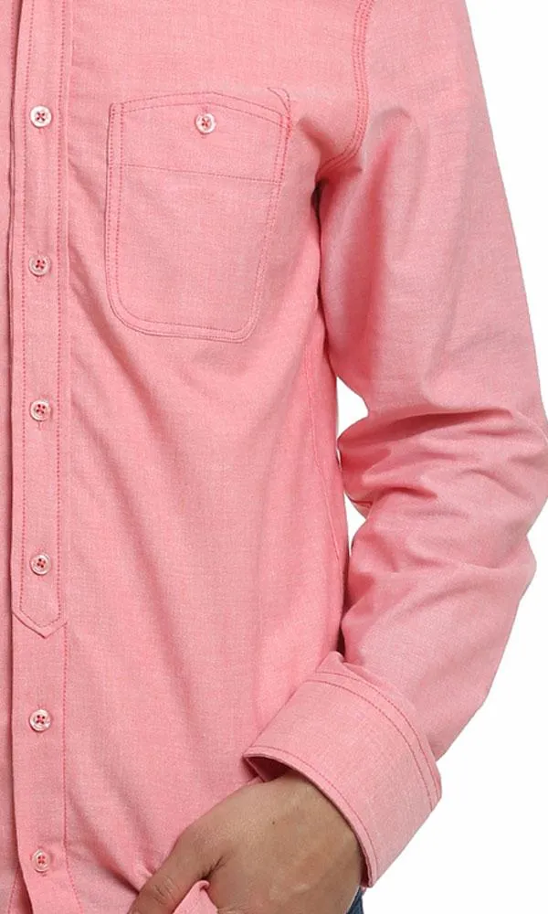 38842 Casual Plain Shirt - Watermelon