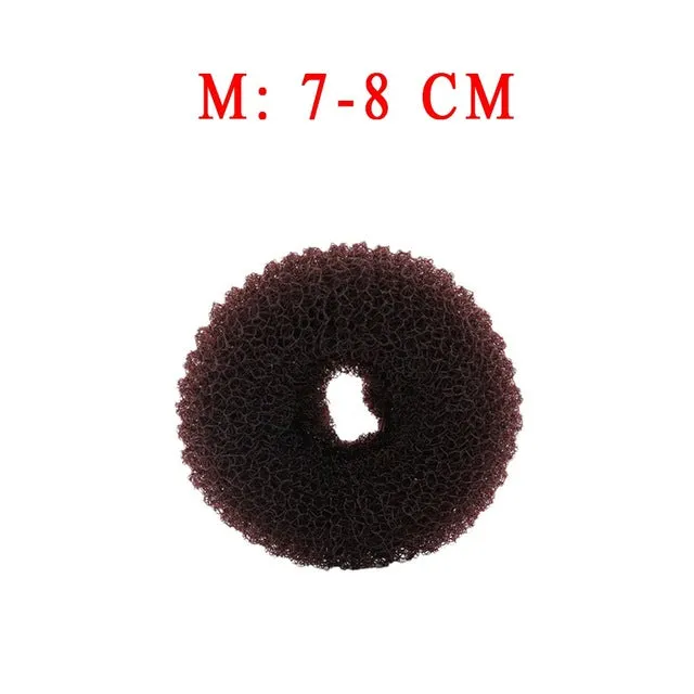 3PCS Size S/M/L Fashion Women Magic Shaper Donut Hair Ring Bun haar Accessories Lady Styling Tool Hair Accessories