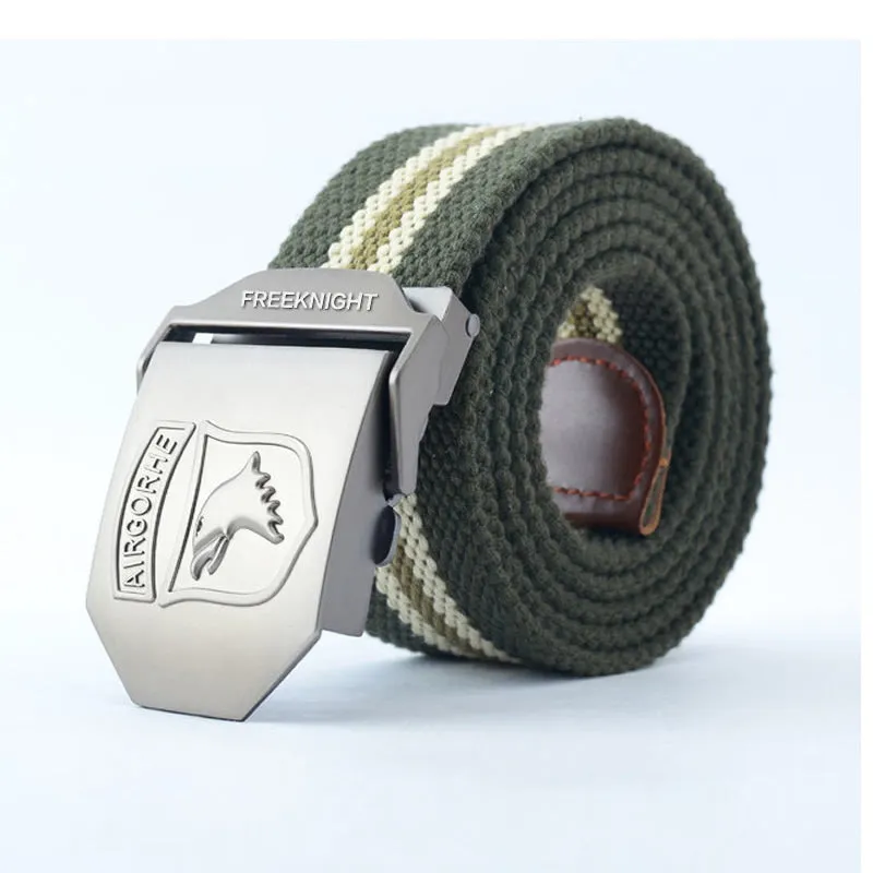 Add Thicken Canvas Belt for Men