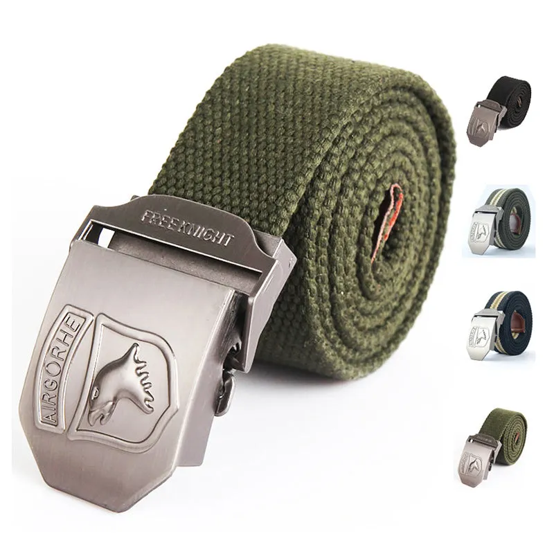 Add Thicken Canvas Belt for Men