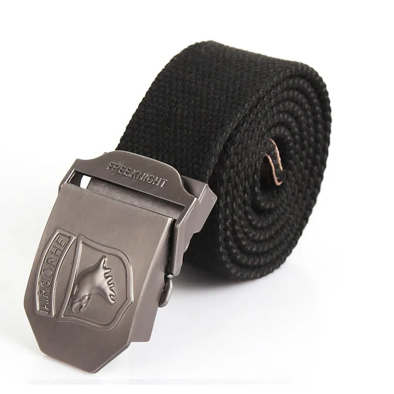 Add Thicken Canvas Belt for Men