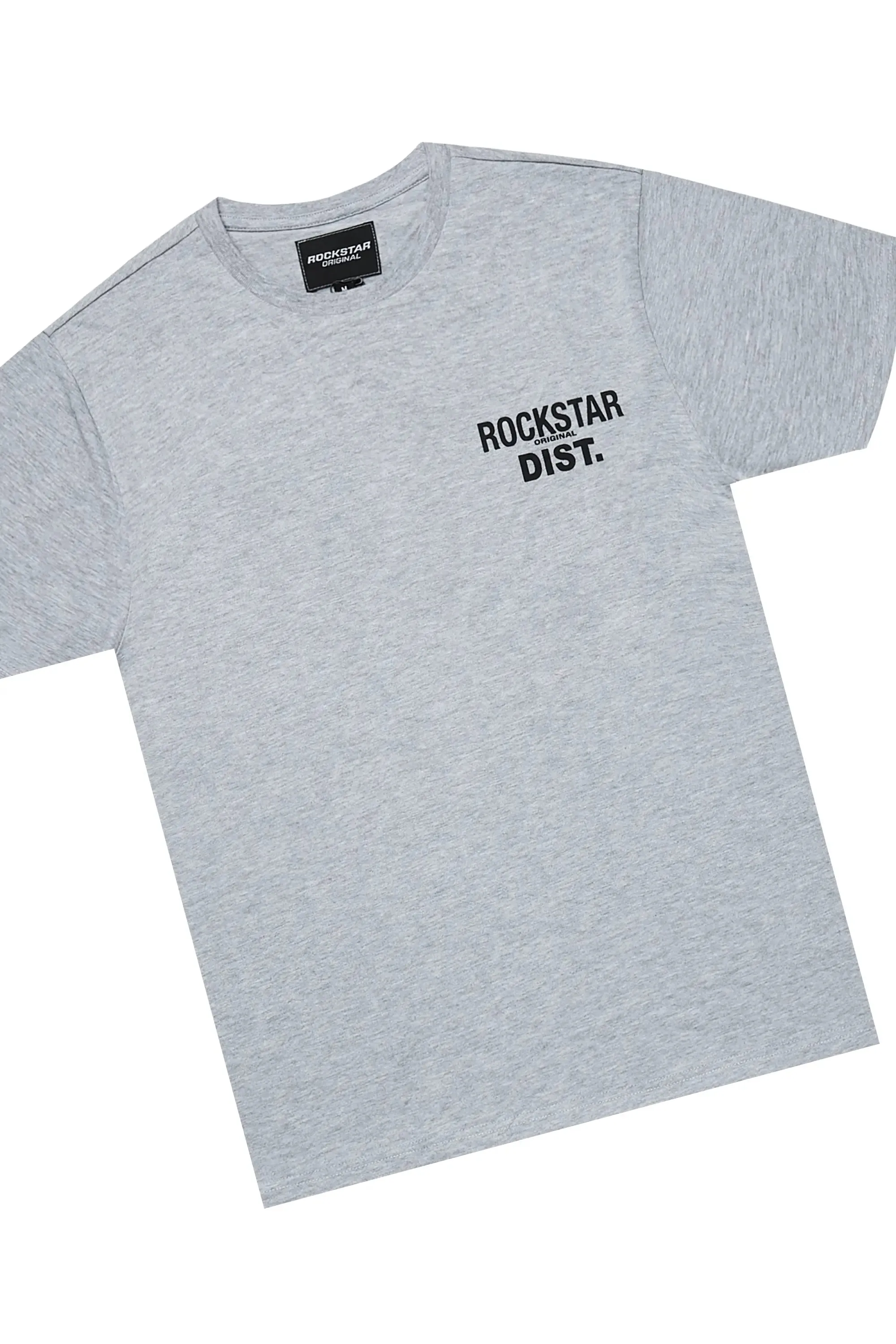 Alpine Heather Grey T-Shirt/Short Set