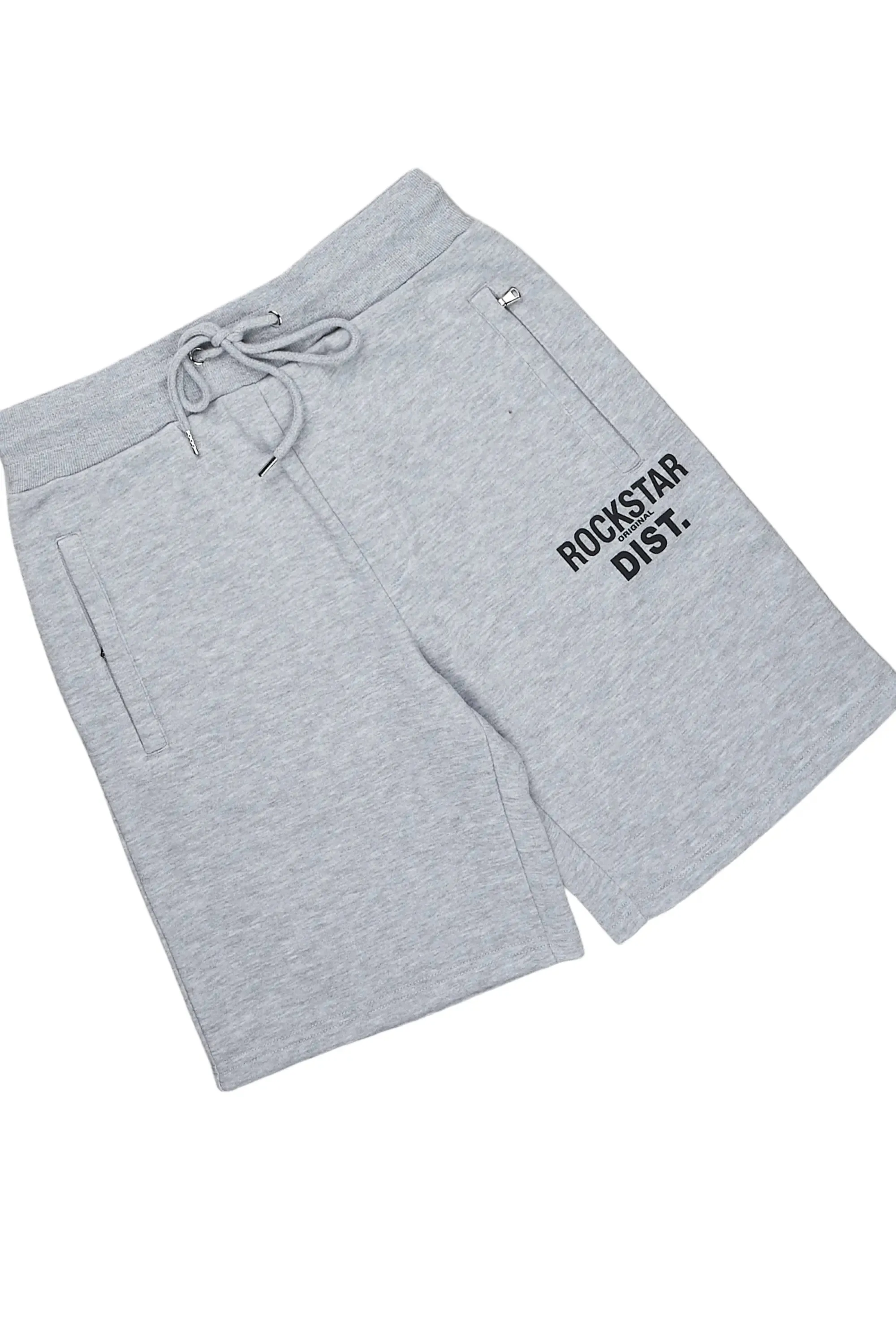 Alpine Heather Grey T-Shirt/Short Set