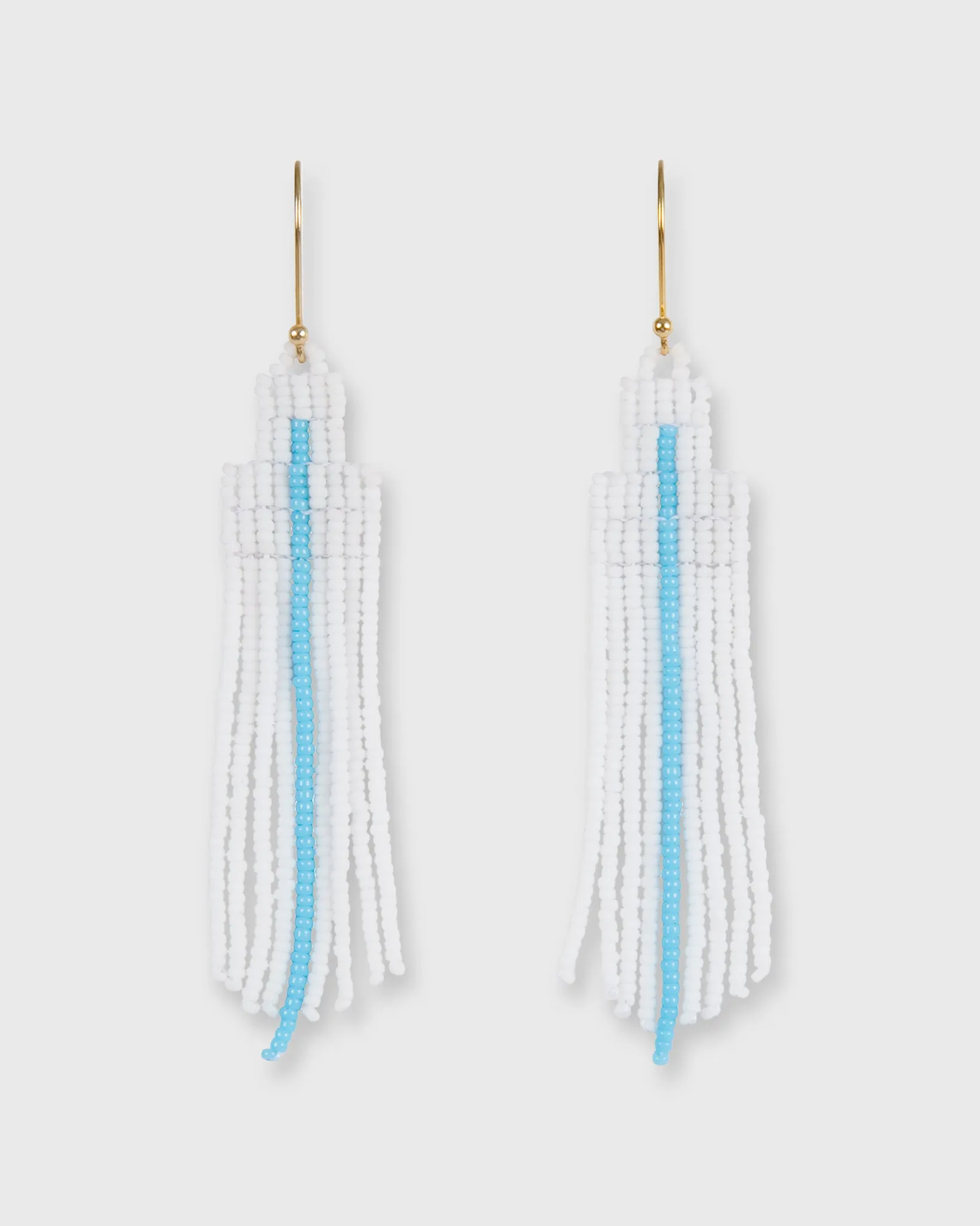 Arrow Earrings in White