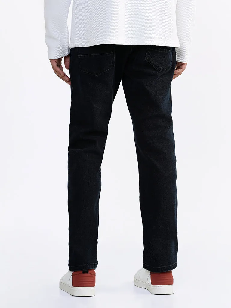 Ascot Black Relaxed - Fit Mid - Rise Jeans