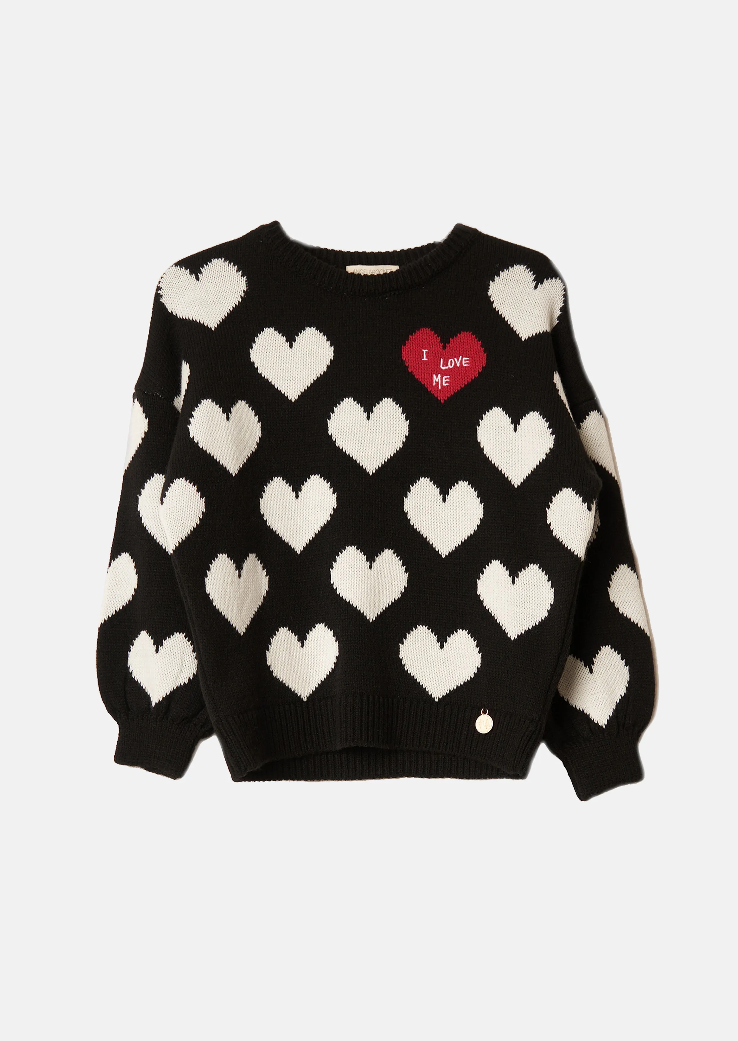 Avery Heart Jacquard Knit