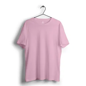 Baby Pink Plain Tshirt - Plus size