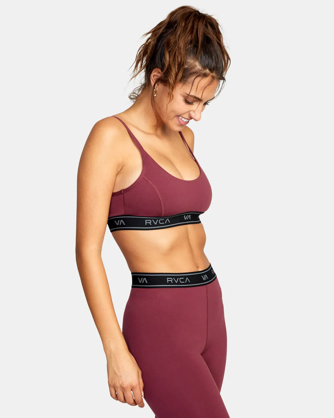 Base Sports Bra - Burgundy