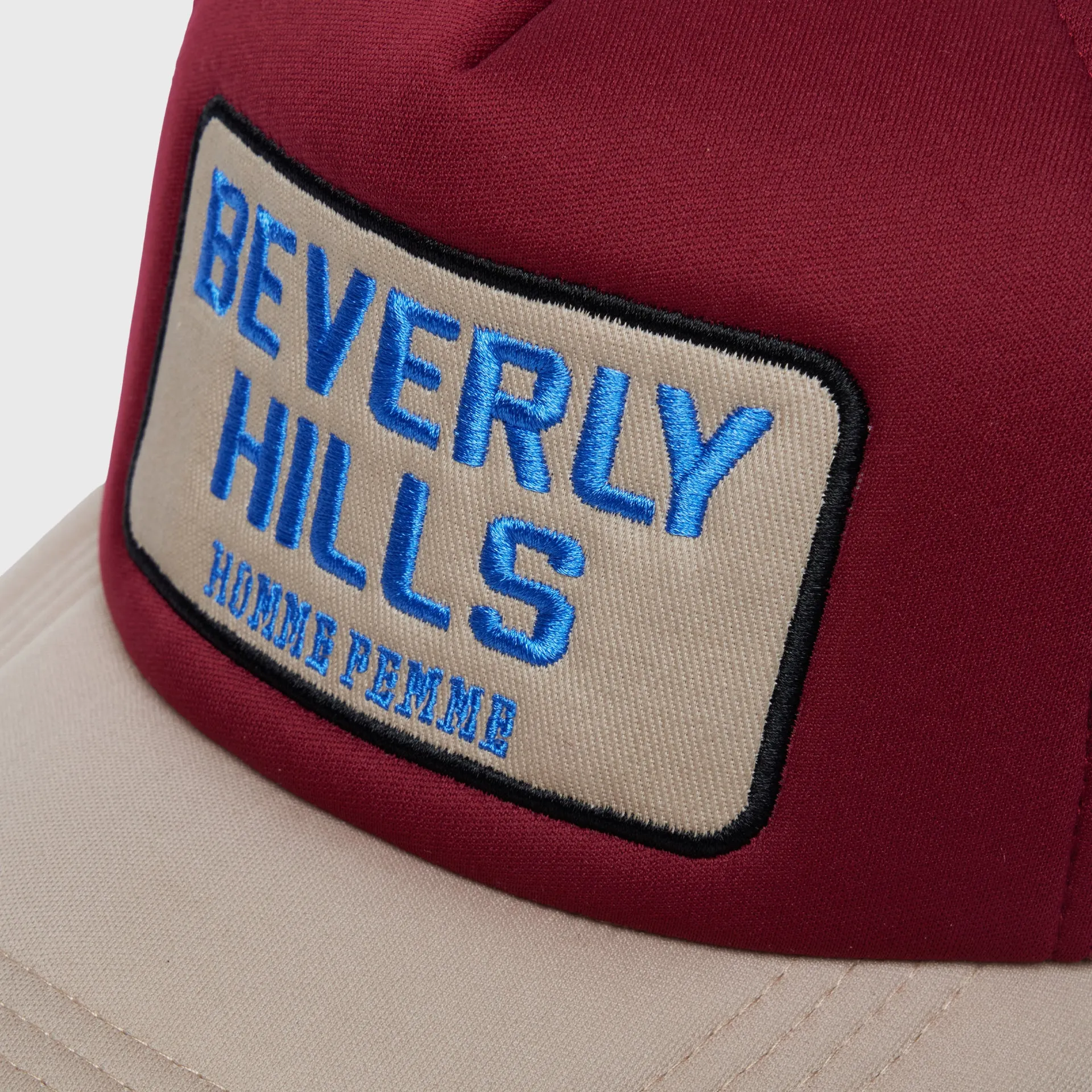 Beverly Hills Trucker Hat Maroon