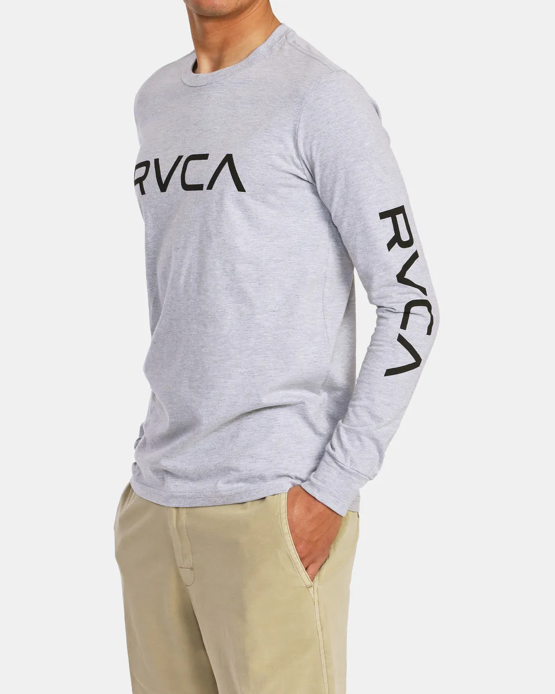 Big RVCA Long Sleeve T-Shirt - Athletic