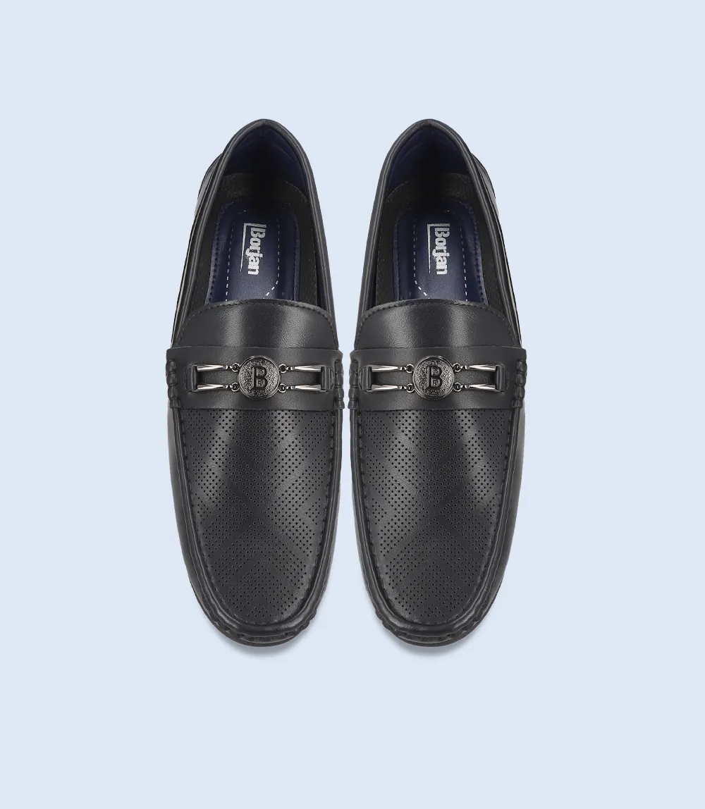 BM5138-BLACK-Men Loafers