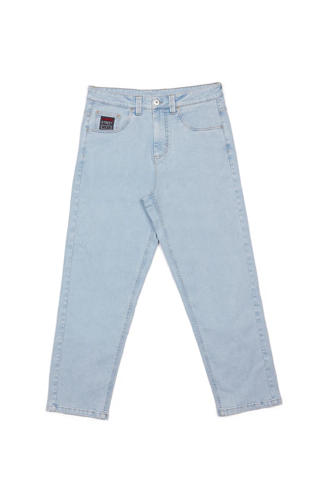 BOYCHIK - 5 Pocket Pant in Stretch Raw Denim- Light Blue