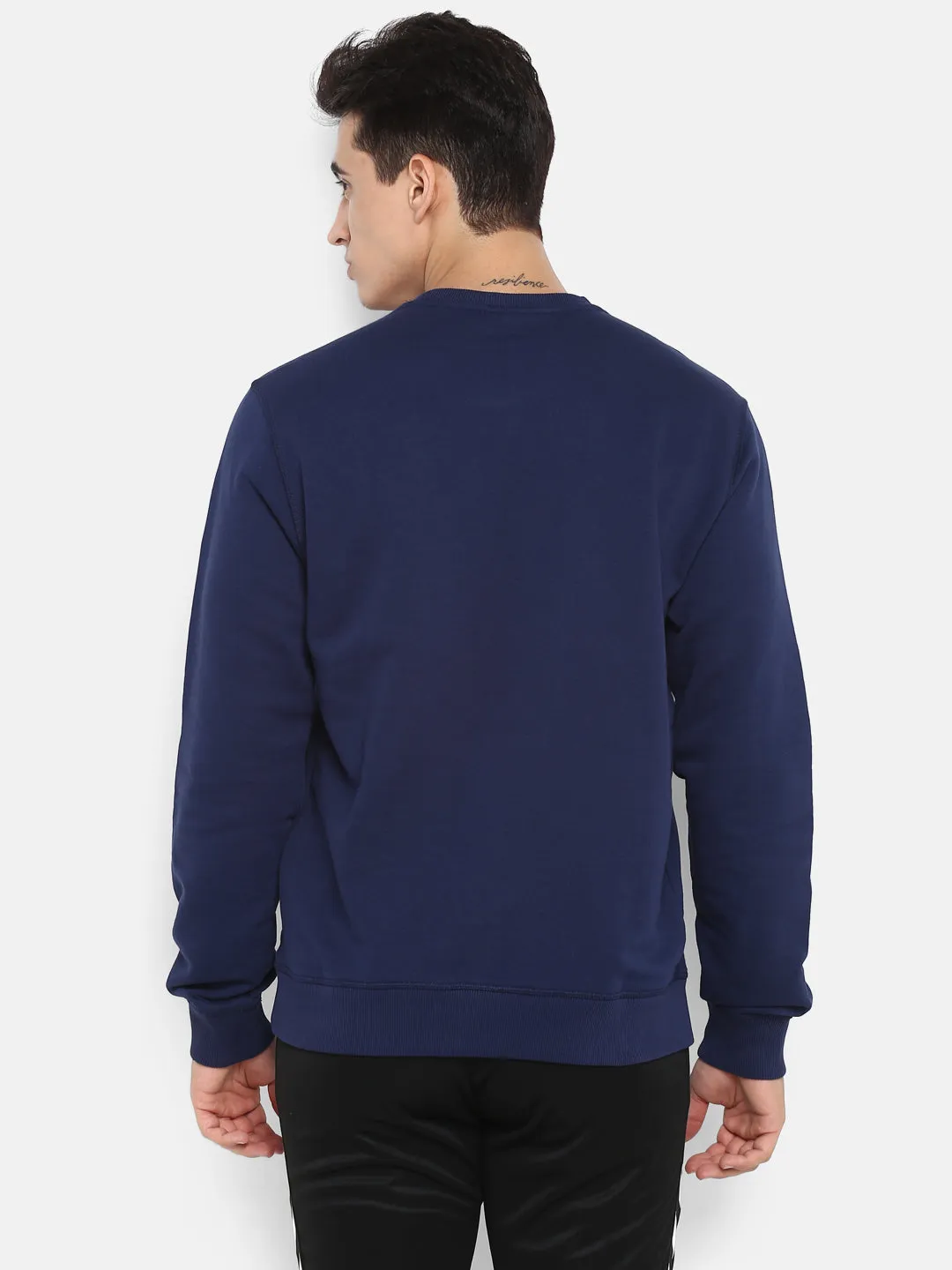 Bror Men Navy Blue Sweatshirt