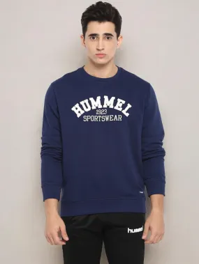 Bror Men Navy Blue Sweatshirt