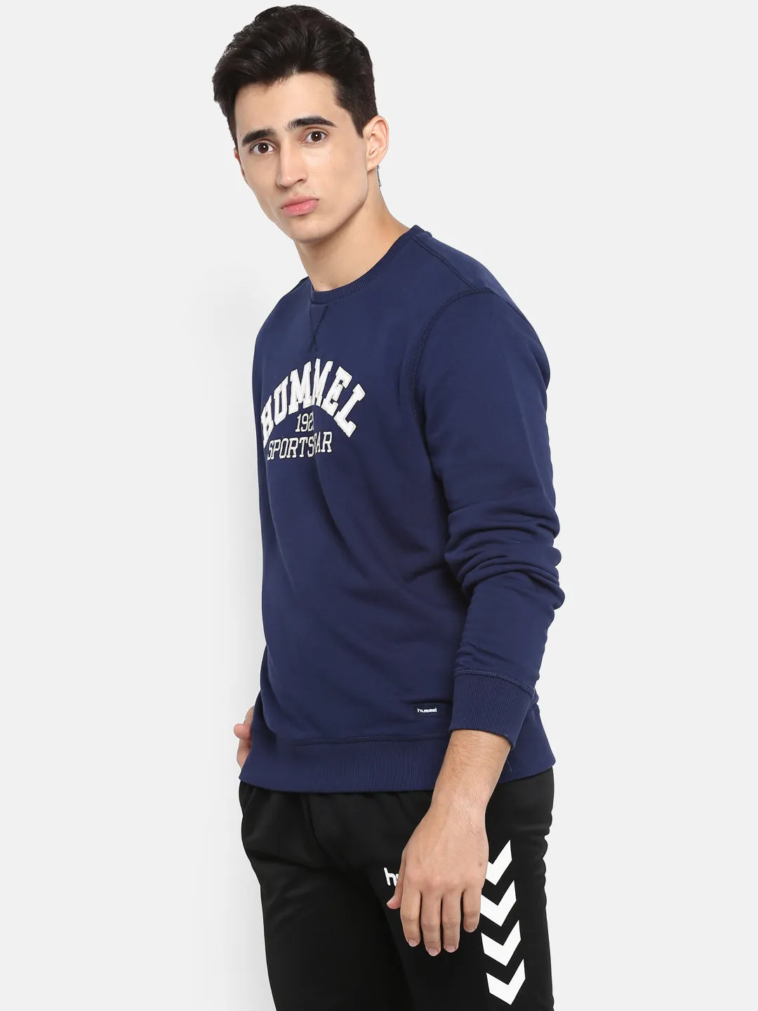 Bror Men Navy Blue Sweatshirt