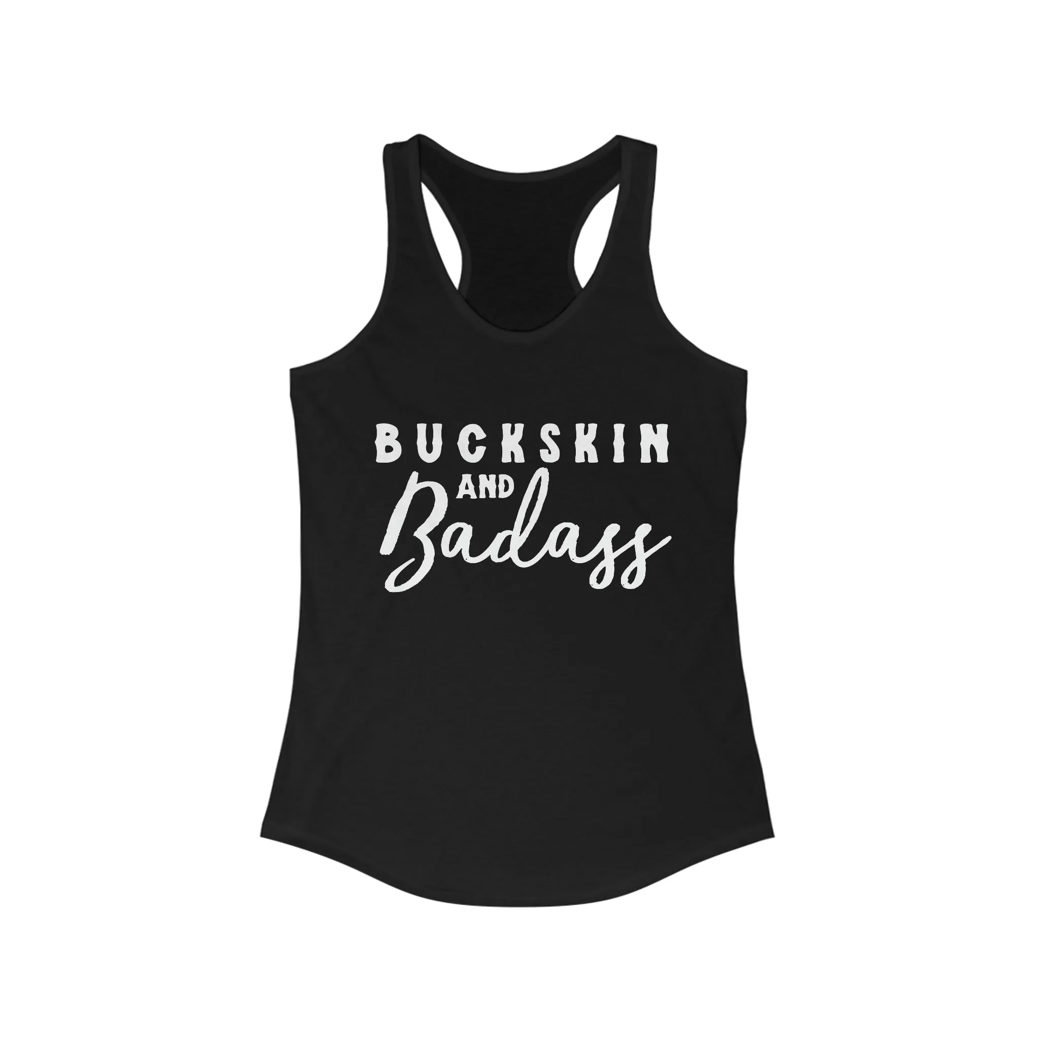 Buckskin & Badass Racerback Tank