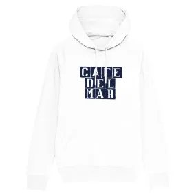 Café del Mar Blue Tile Logo Men's Hooded Sweatshirt