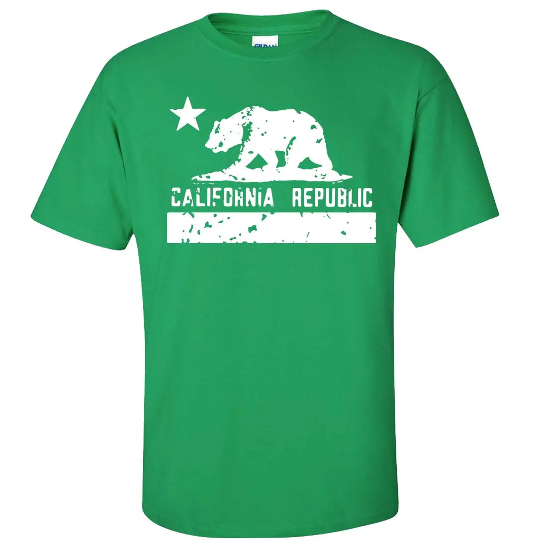 California Flag White Print Silhouette Asst Colors T-shirt/tee