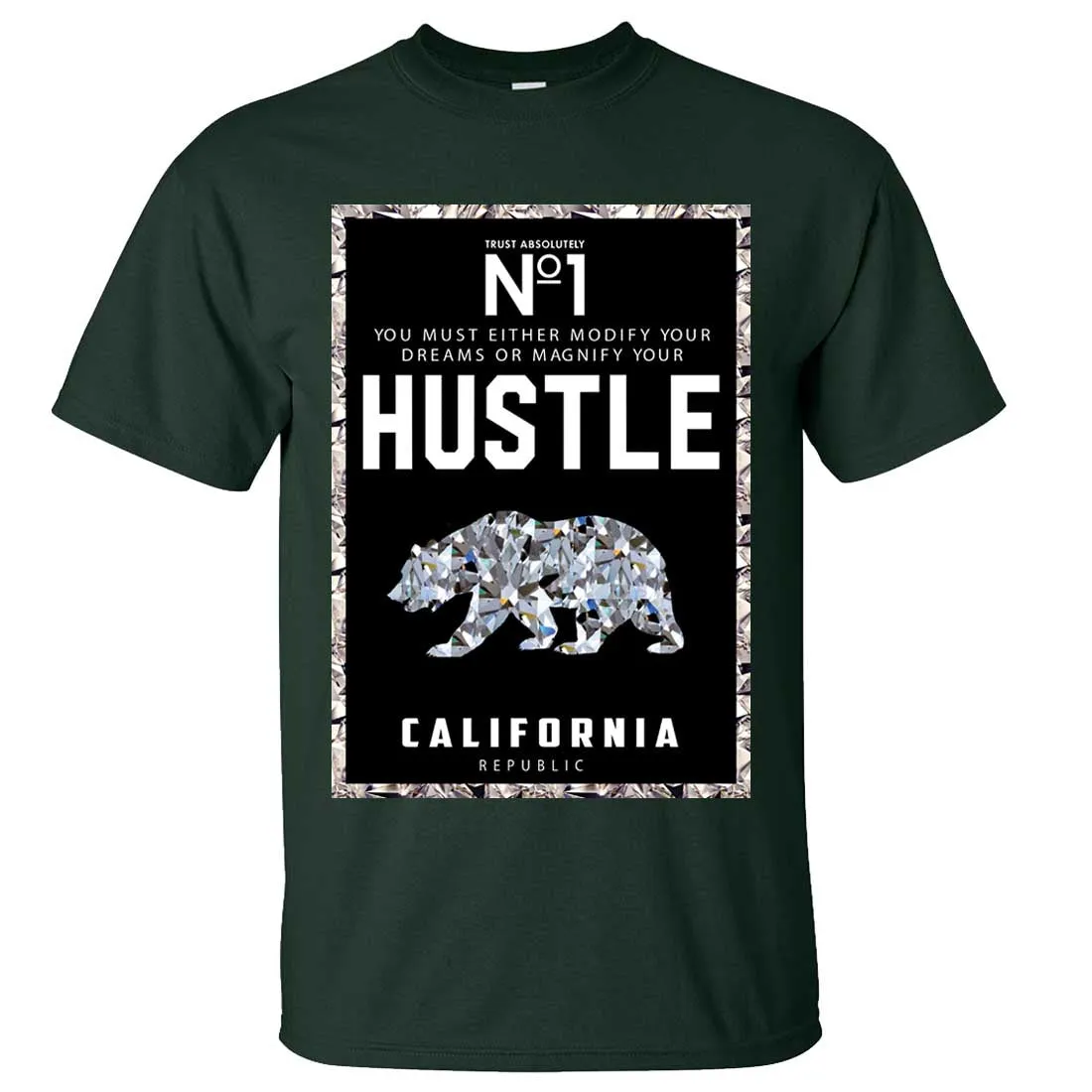 California Republic No. 1 Diamond Hustle Asst Colors T-shirt/tee