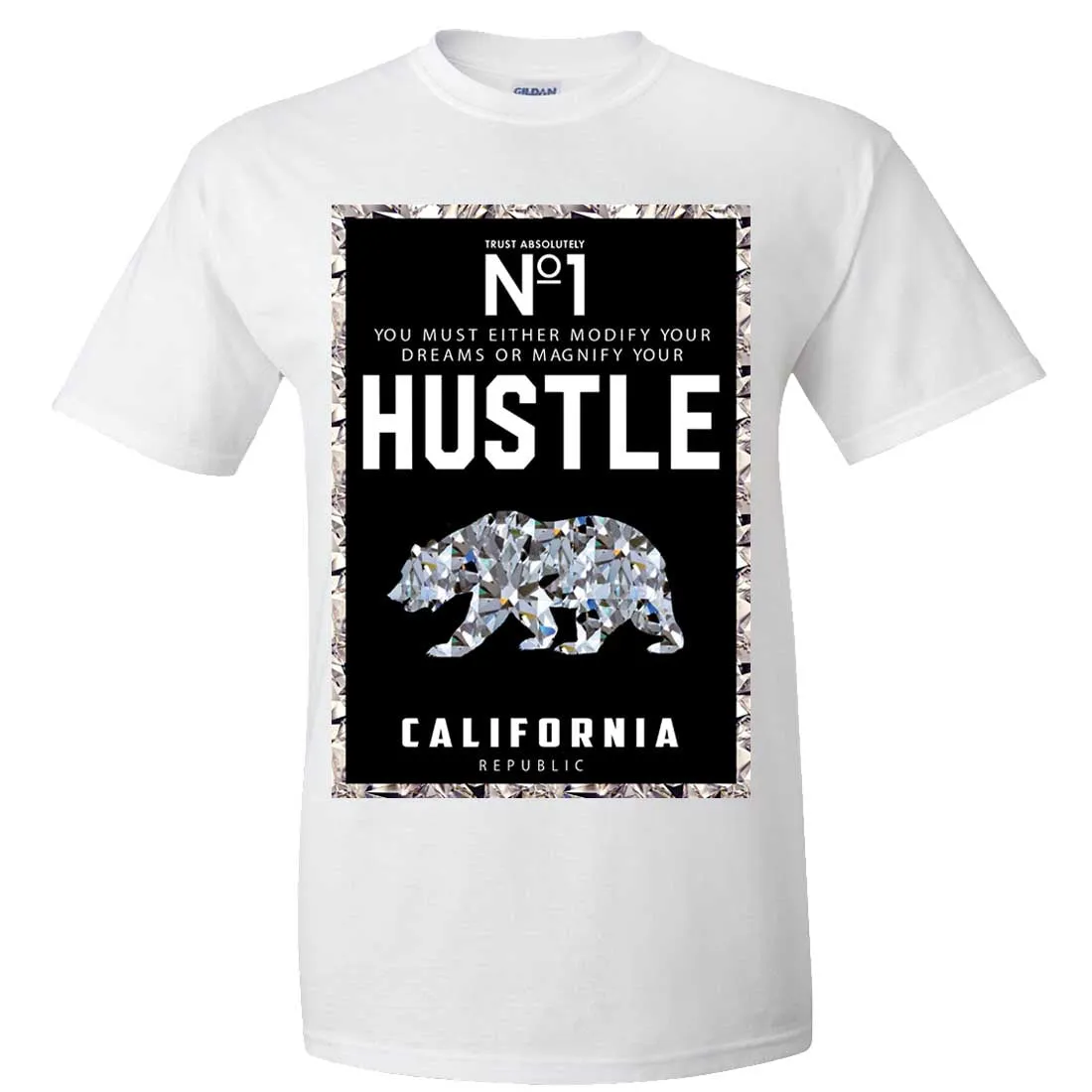 California Republic No. 1 Diamond Hustle Asst Colors T-shirt/tee