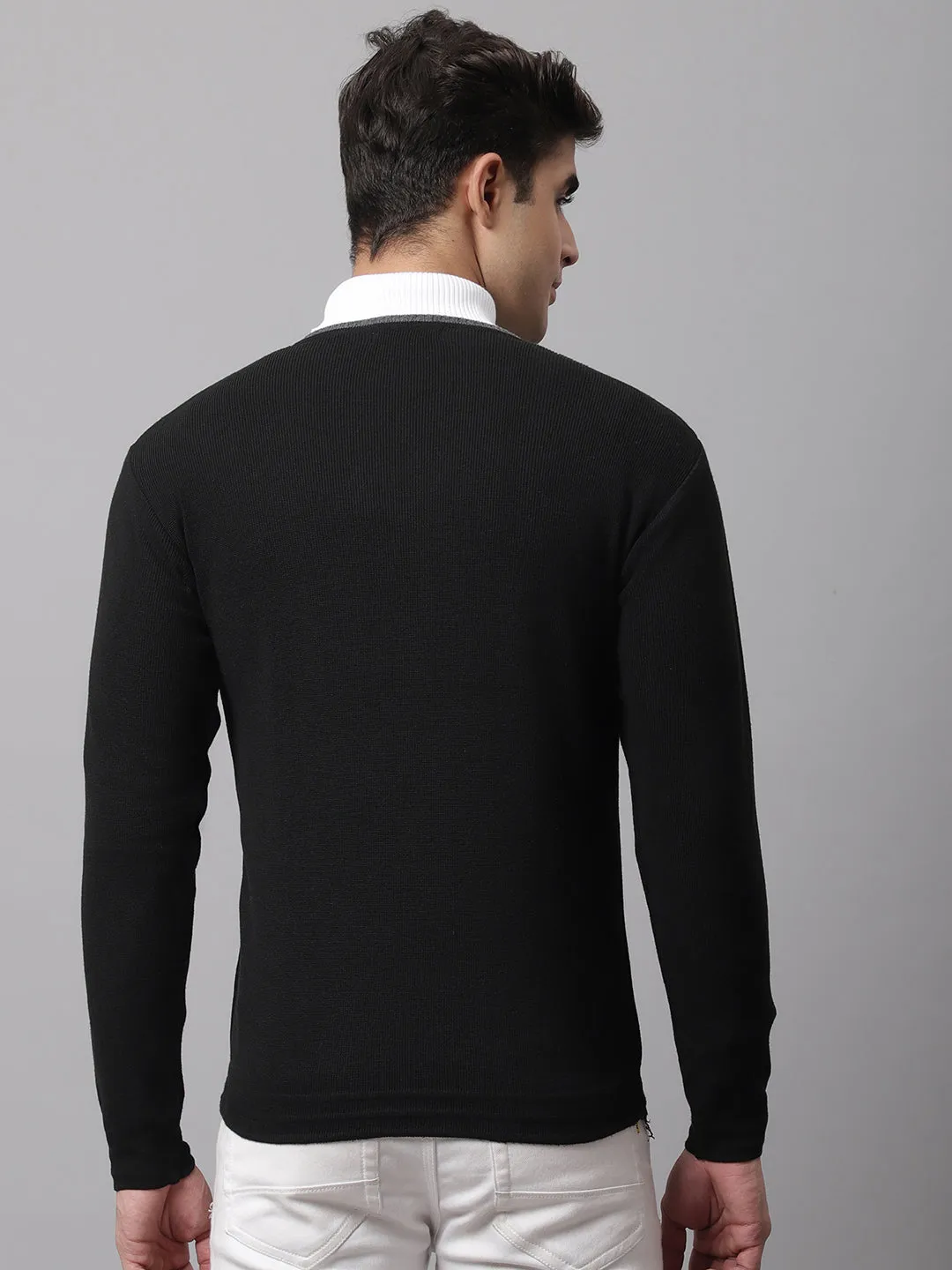 Cantabil  Black Men Sweater