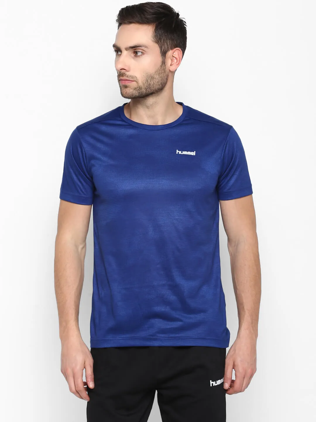 Cenax Performance Men Polyester Blue T-Shirt