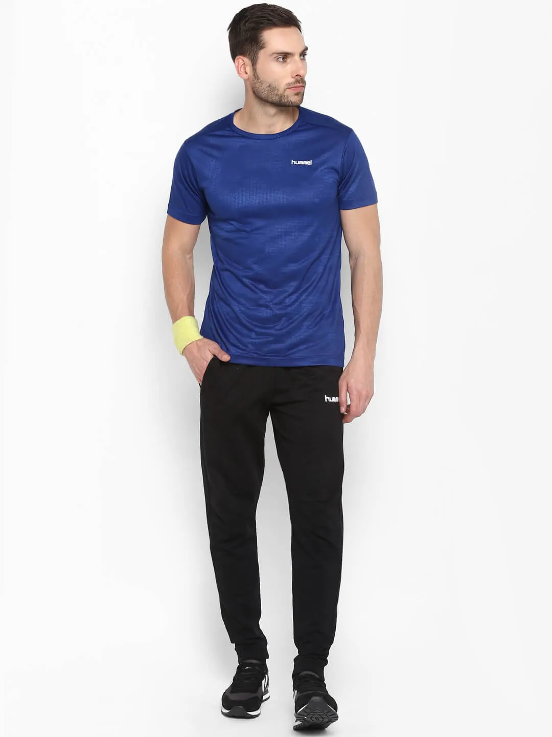 Cenax Performance Men Polyester Blue T-Shirt