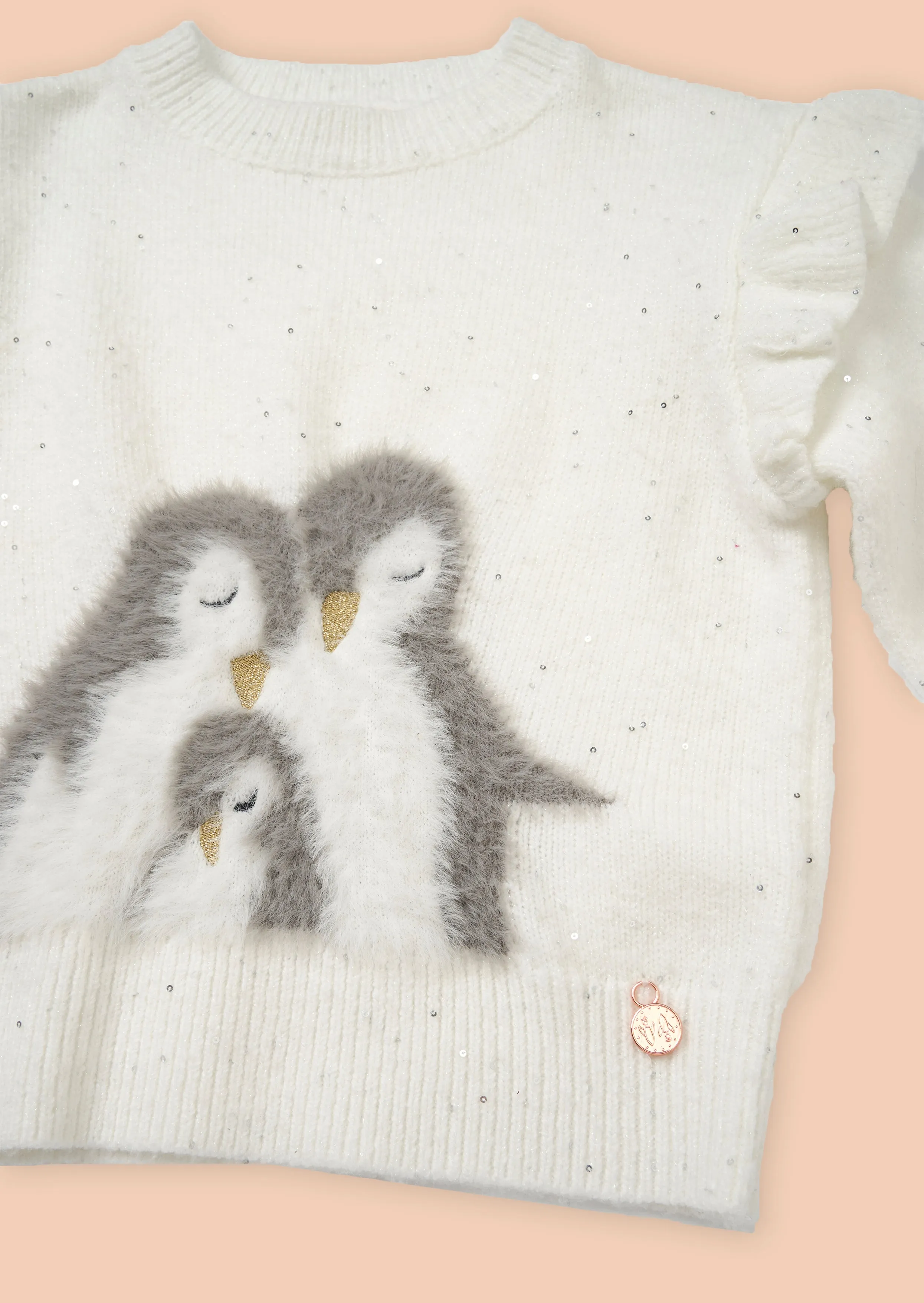 Clara Penguin Sequin Jumper