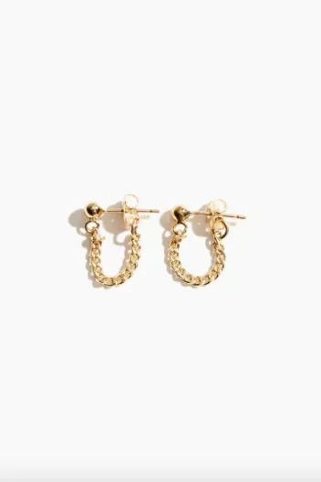 Curb Chain Earrings