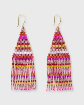 Danza Earrings in Berry