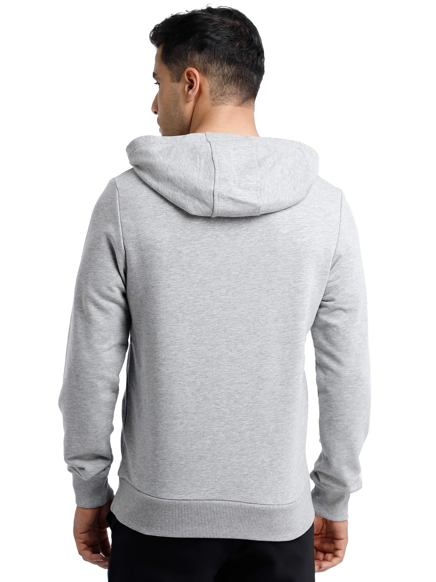 Darin Men Cotton Grey Hoodie