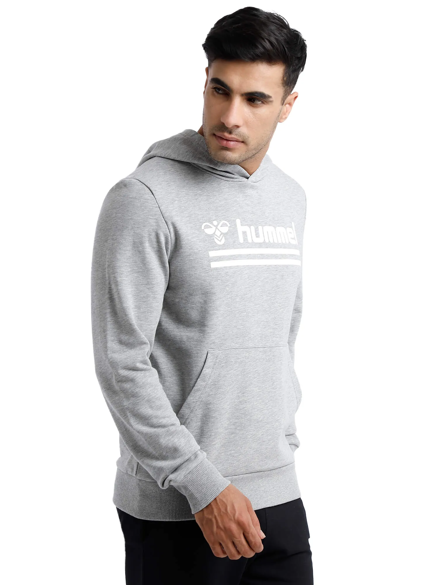 Darin Men Cotton Grey Hoodie