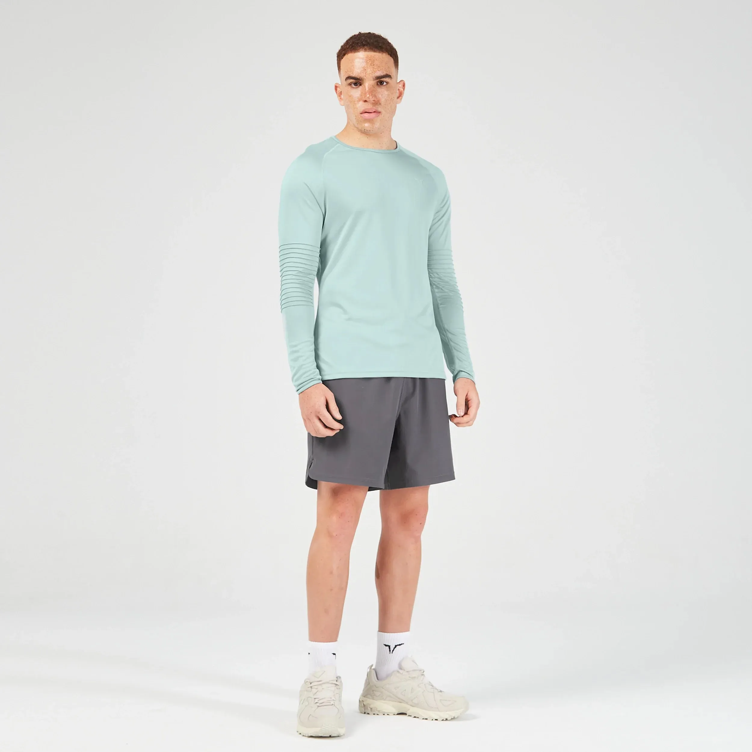 Essential Agility Long Sleeves Tee - Grey Mist