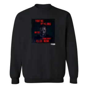 Fear The Walking Dead Season 6 Morgan Quote Fleece Crewneck Sweatshirt