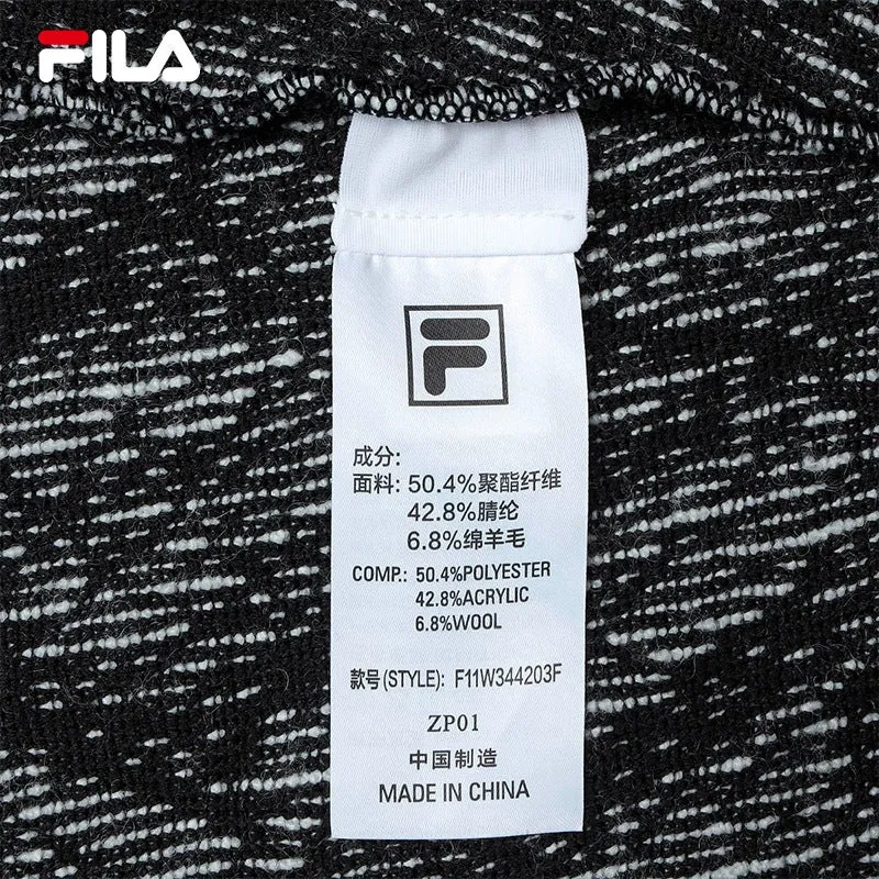 FILA CORE WHITE LINE EMERALD Women Pullover Sweater in Full Print