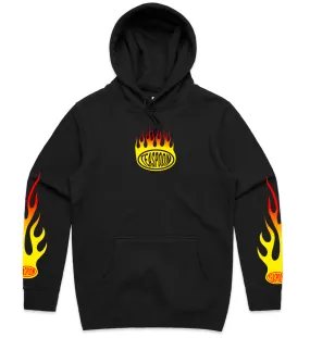 Flammes Elipse [ Unisex Hoody ] Black