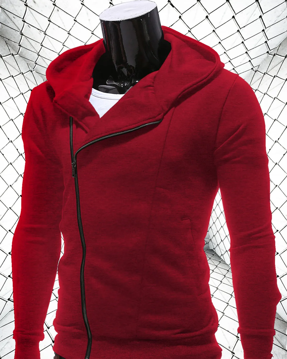 Full Sleeve Assassin Red Men Casual Jacket