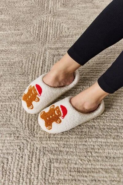 Gingerbread Men Cozy Slippers