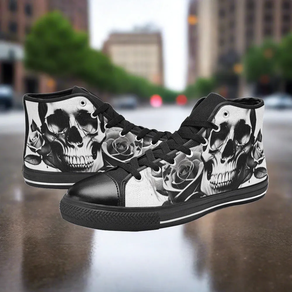 Grey Skull & Roses Women