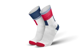 INCYLENCE Ultralight Zones Navy Red Long Sock