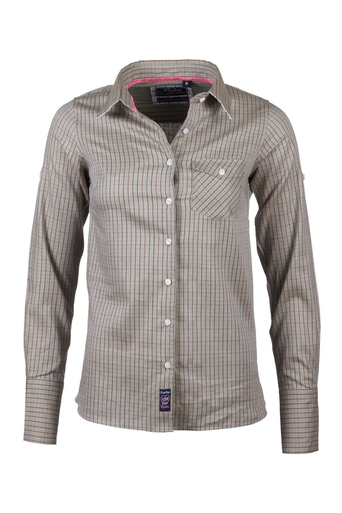 Ladies Hannah Country Check Shirt - Poacher