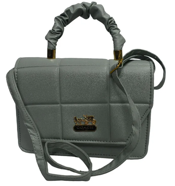 Ladies Lather Handbag Green