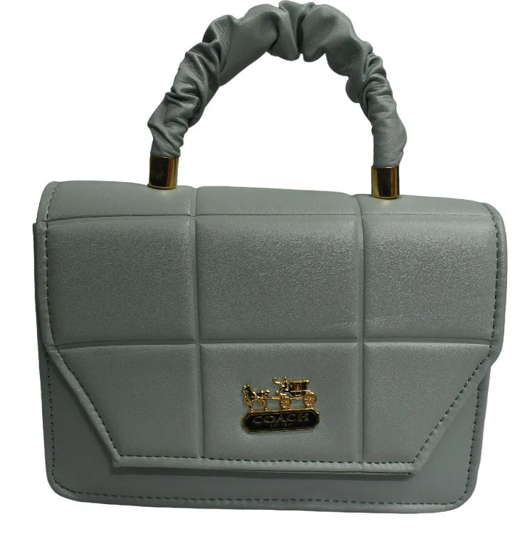 Ladies Lather Handbag Green