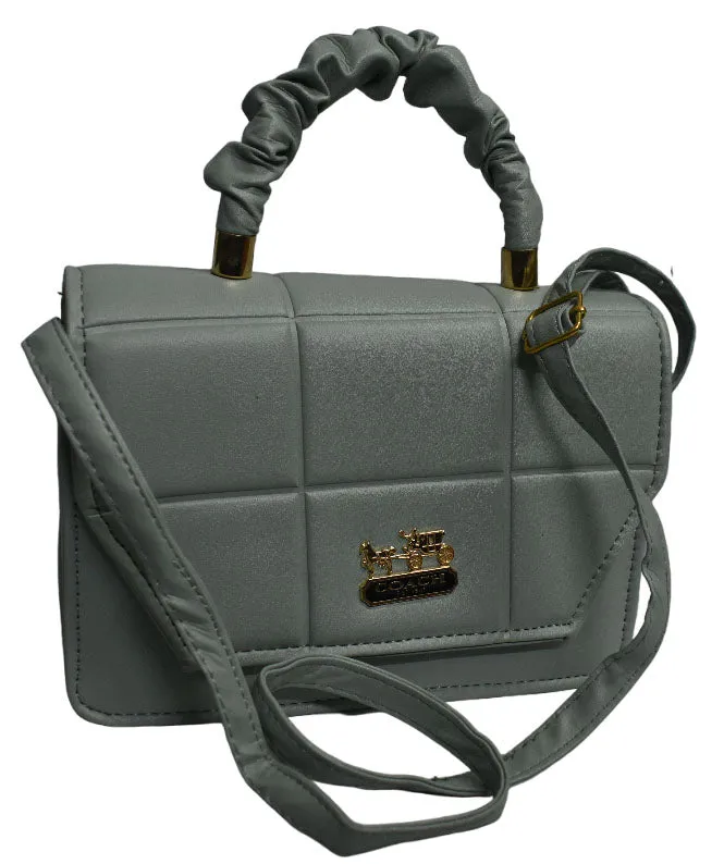 Ladies Lather Handbag Green