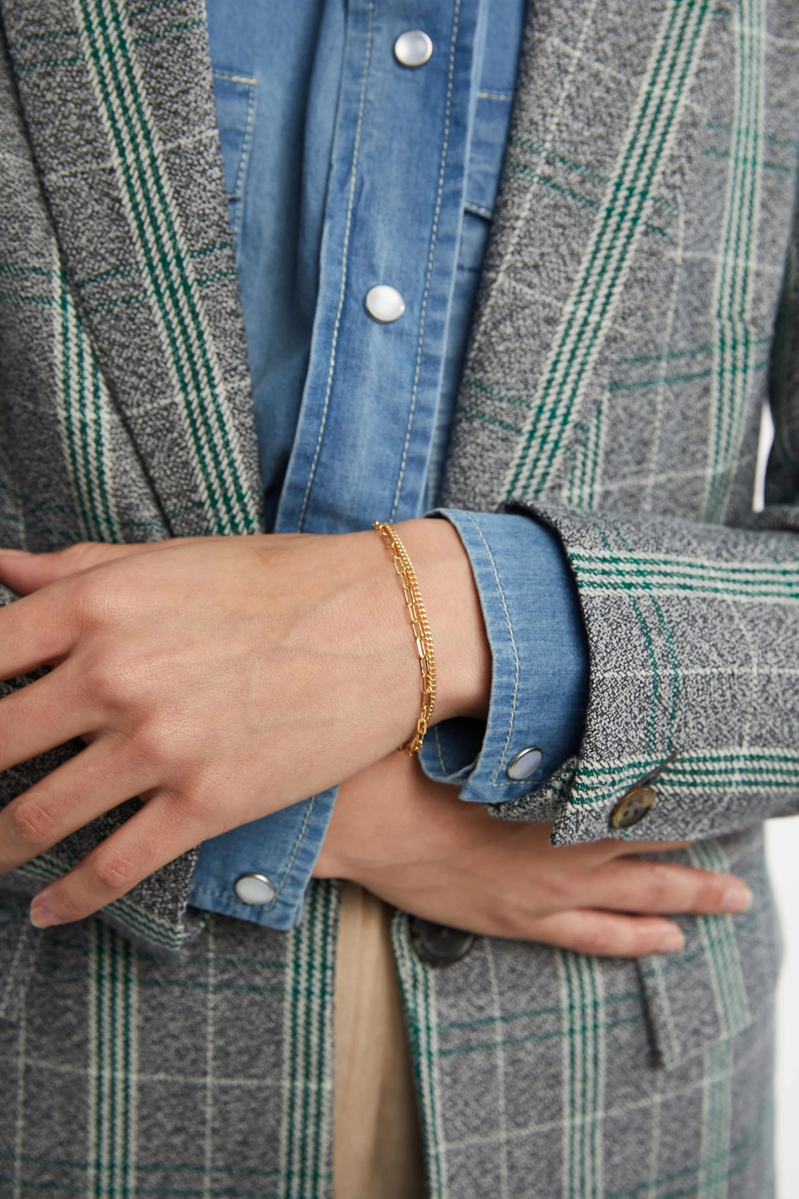 Layered Chain Bracelet