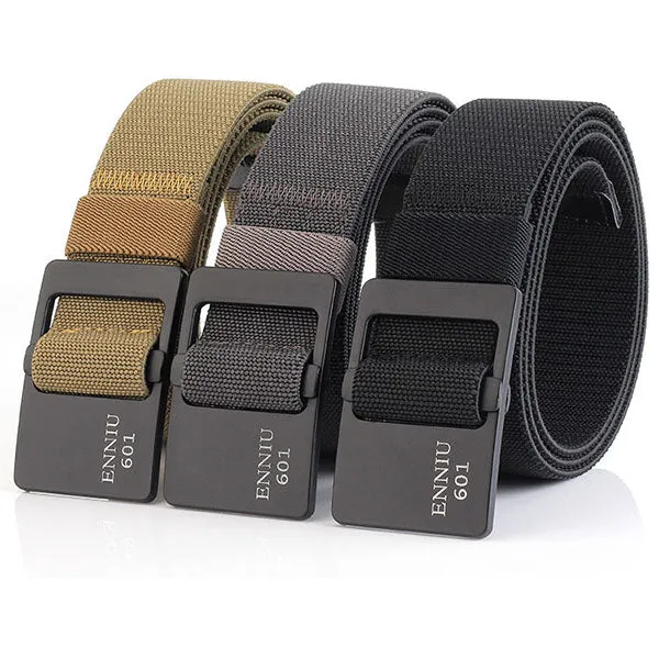 Leisure Outdoor Elastic Alloy Buckle Belt