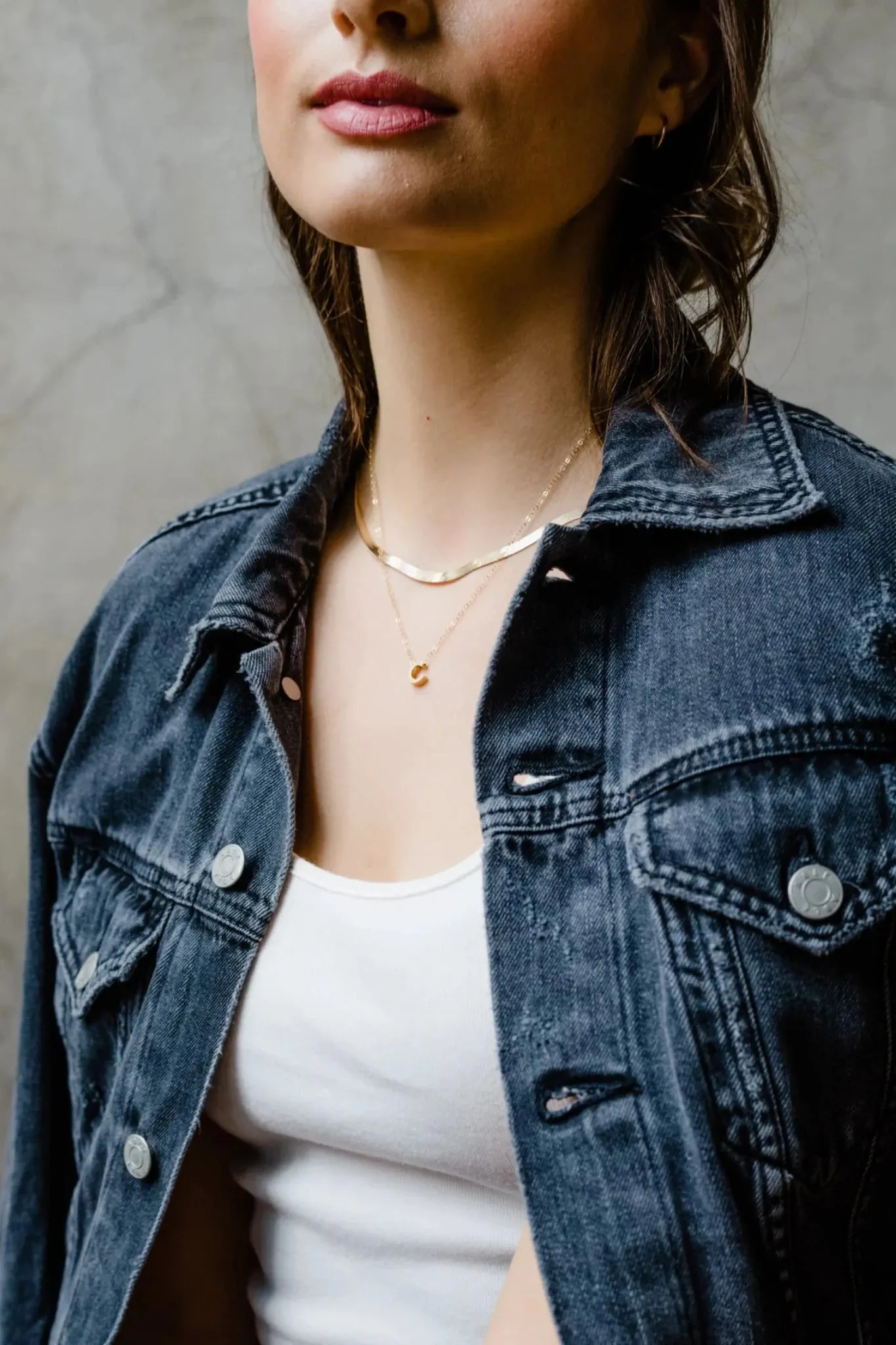 Letter Charm Necklace