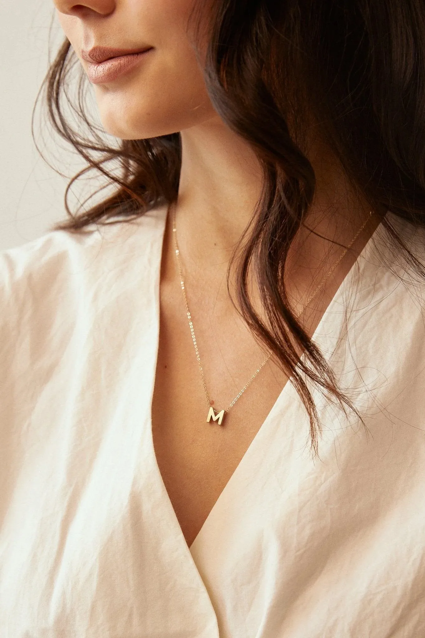 Letter Charm Necklace