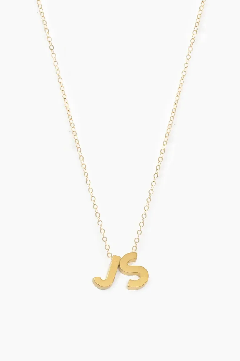 Letter Charm Necklace